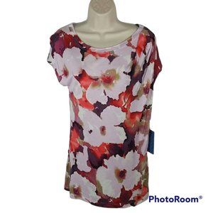 Simply Vera wang asymmetrical top. Small. Nwt